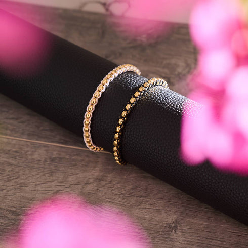 Noir x Or | Bracelet Maillons Catena